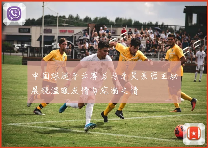中国球迷李云赛后与李昊亲密互动展现温暖友情与宠溺之情